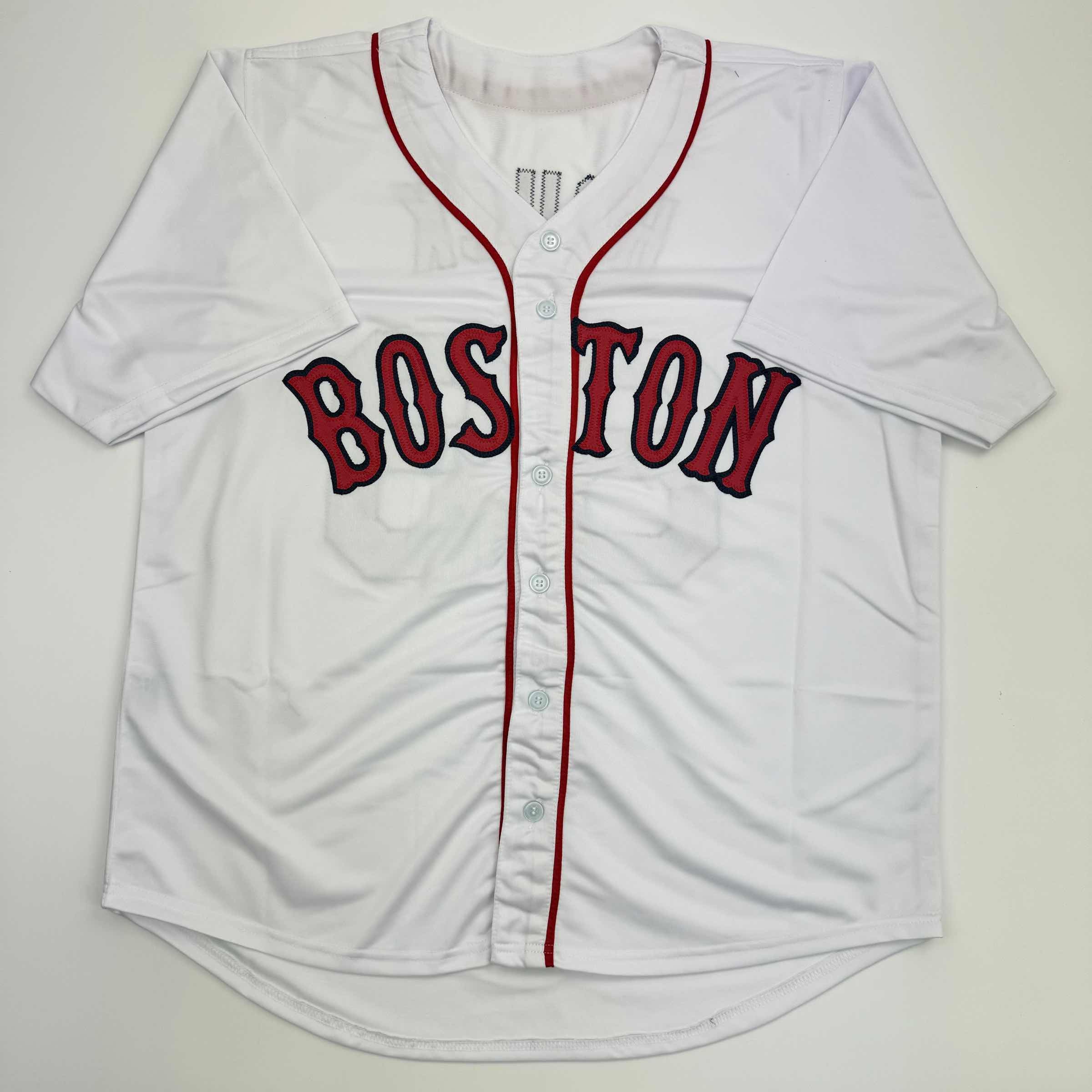 autographed-signed-tanner-houck-boston-white-baseball-jersey-jsa-coa