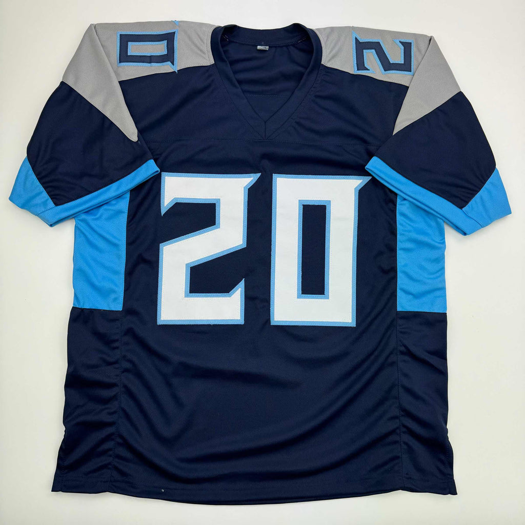 autographed-signed-tony-pollard-tennessee-blue-football-jersey-beckett-bas-coa