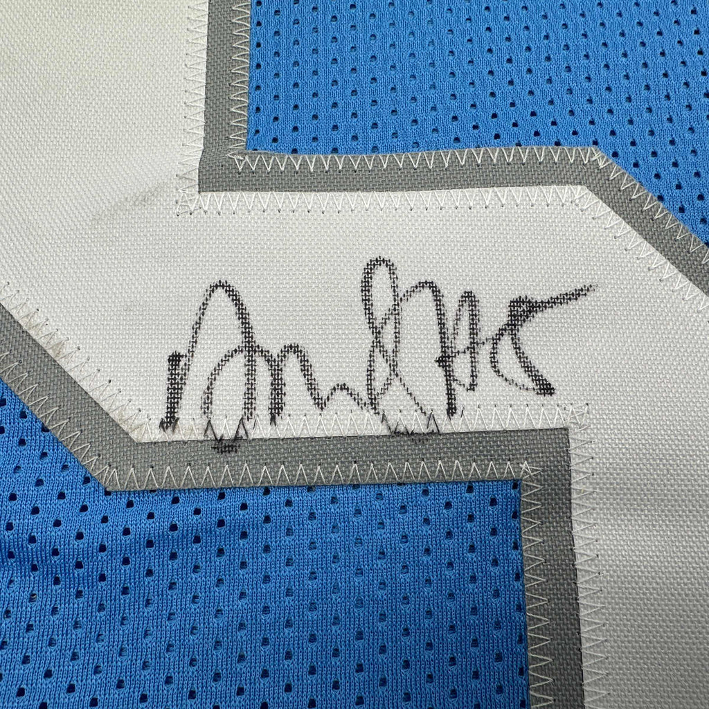 autographed-signed-david-montgomery-detroit-blue-football-jersey-beckett-bas-coa