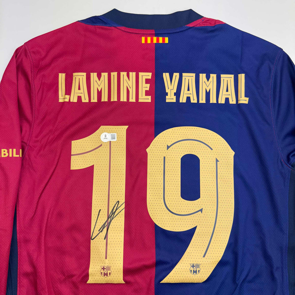 autographed-signed-lamine-yamal-fc-barcelona-blue-soccer-jersey-beckett-bas-coa