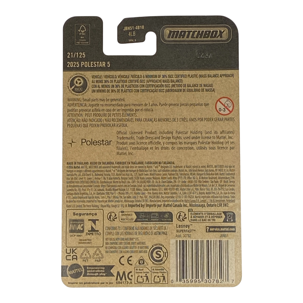 Matchbox 2025 Polestar 5 - 2026 Matchbox Series 21/125