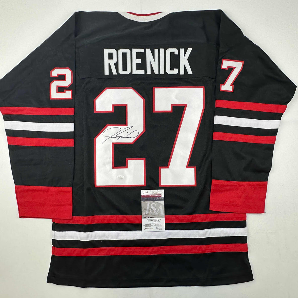 autographed-signed-jeremy-roenick-chicago-black-hockey-jersey-jsa-coa