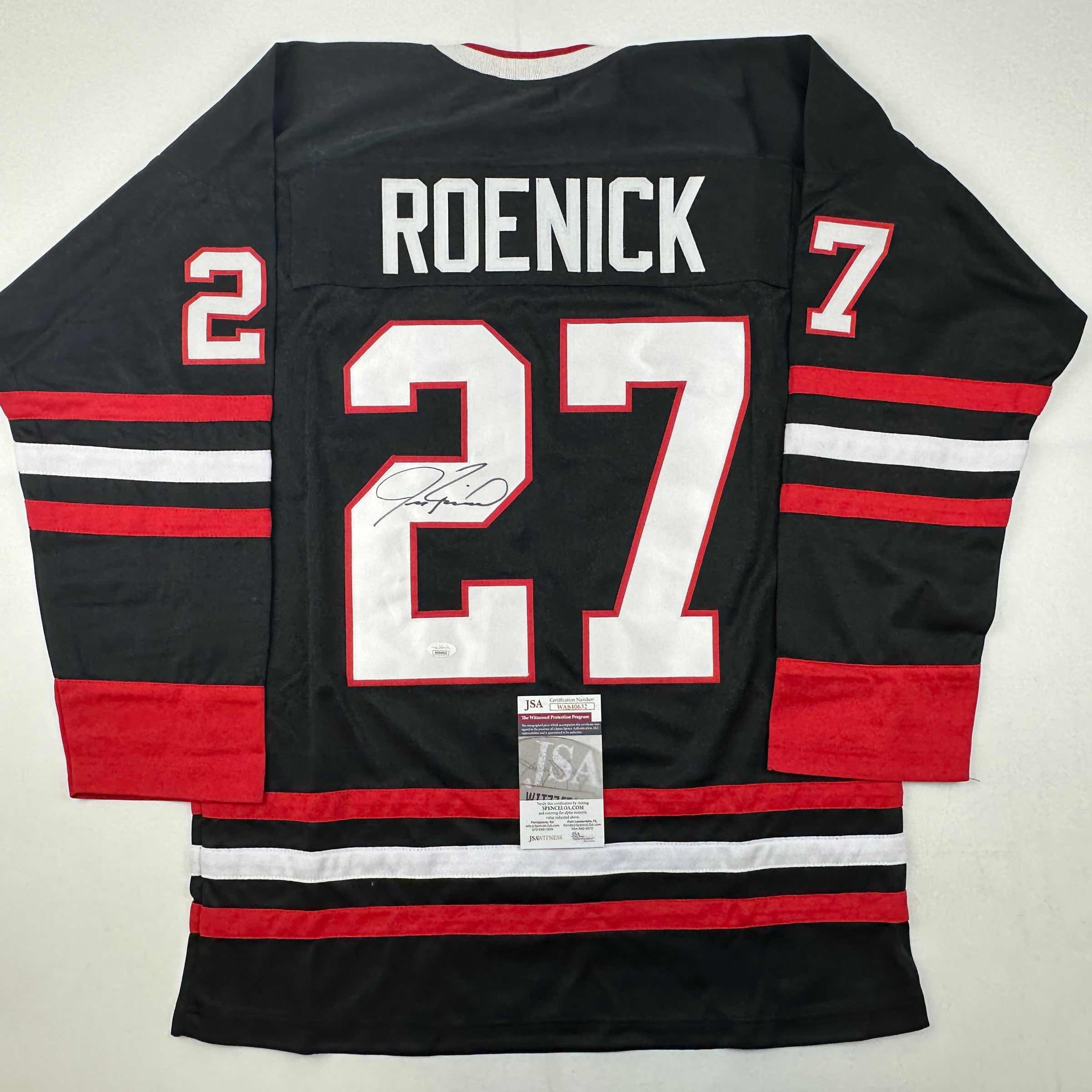 autographed-signed-jeremy-roenick-chicago-black-hockey-jersey-jsa-coa