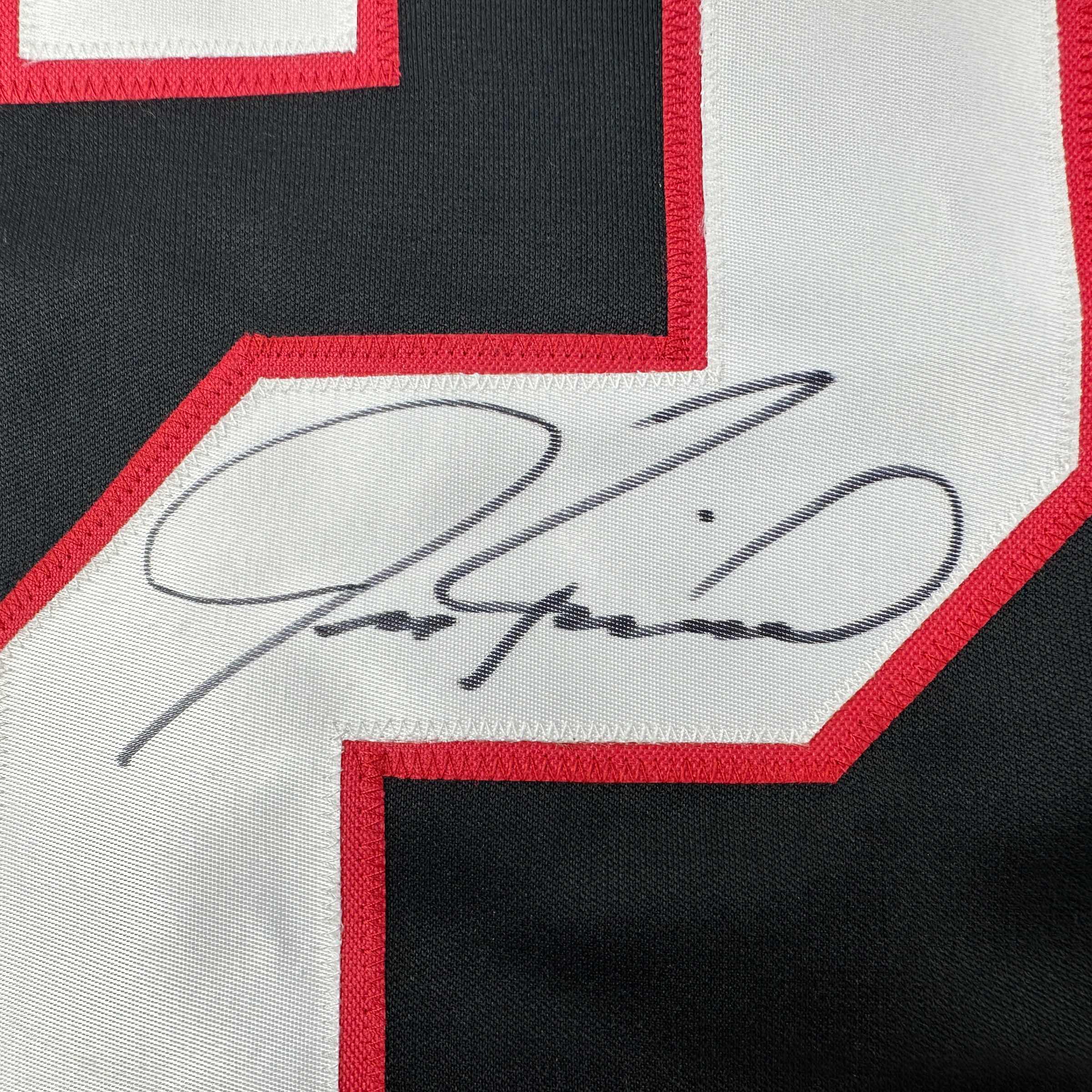 autographed-signed-jeremy-roenick-chicago-black-hockey-jersey-jsa-coa