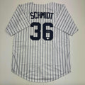 autographed-signed-clarke-schmidt-new-york-pinstripe-baseball-jersey-beckett-bas-coa