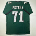 autographed-signed-jason-peters-philadelphia-green-football-jersey-beckett-bas-coa