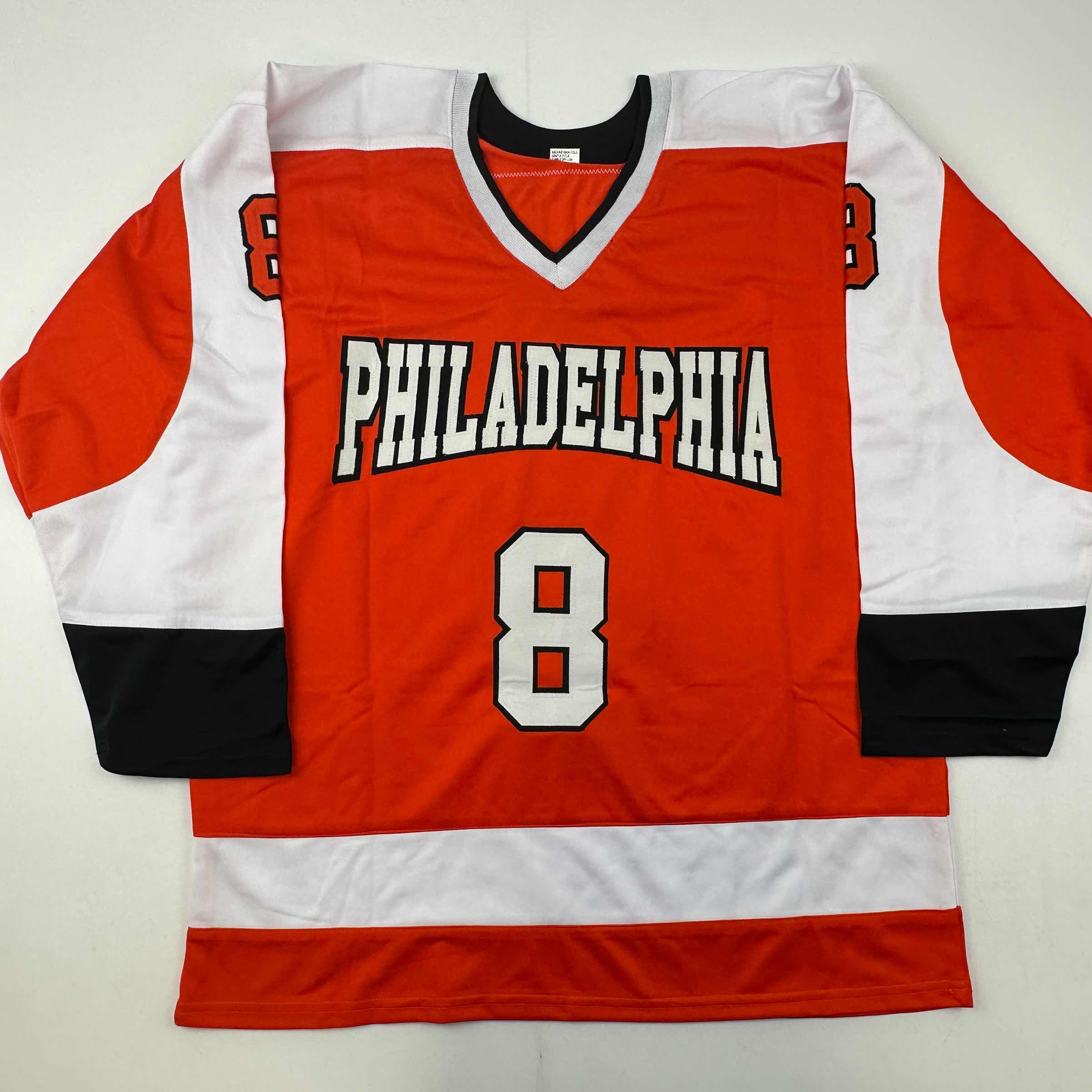 autographed-signed-mark-recchi-philadelphia-orange-hockey-jersey-jsa-coa