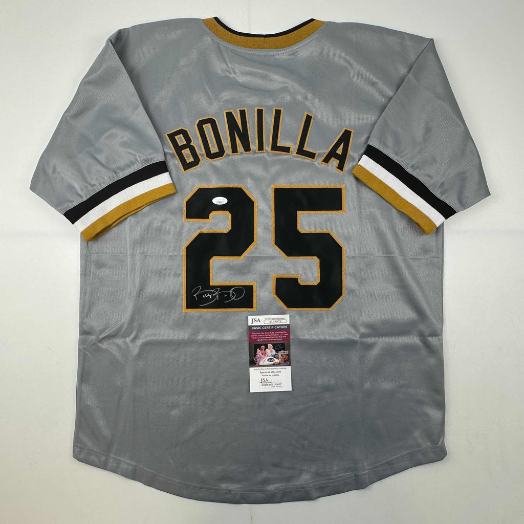 autographed-signed-bobby-bonilla-pittsburgh-grey-baseball-jersey-jsa-coa