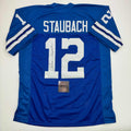 autographed-signed-roger-staubach-dallas-blue-football-jersey-beckett-bas-coa-1
