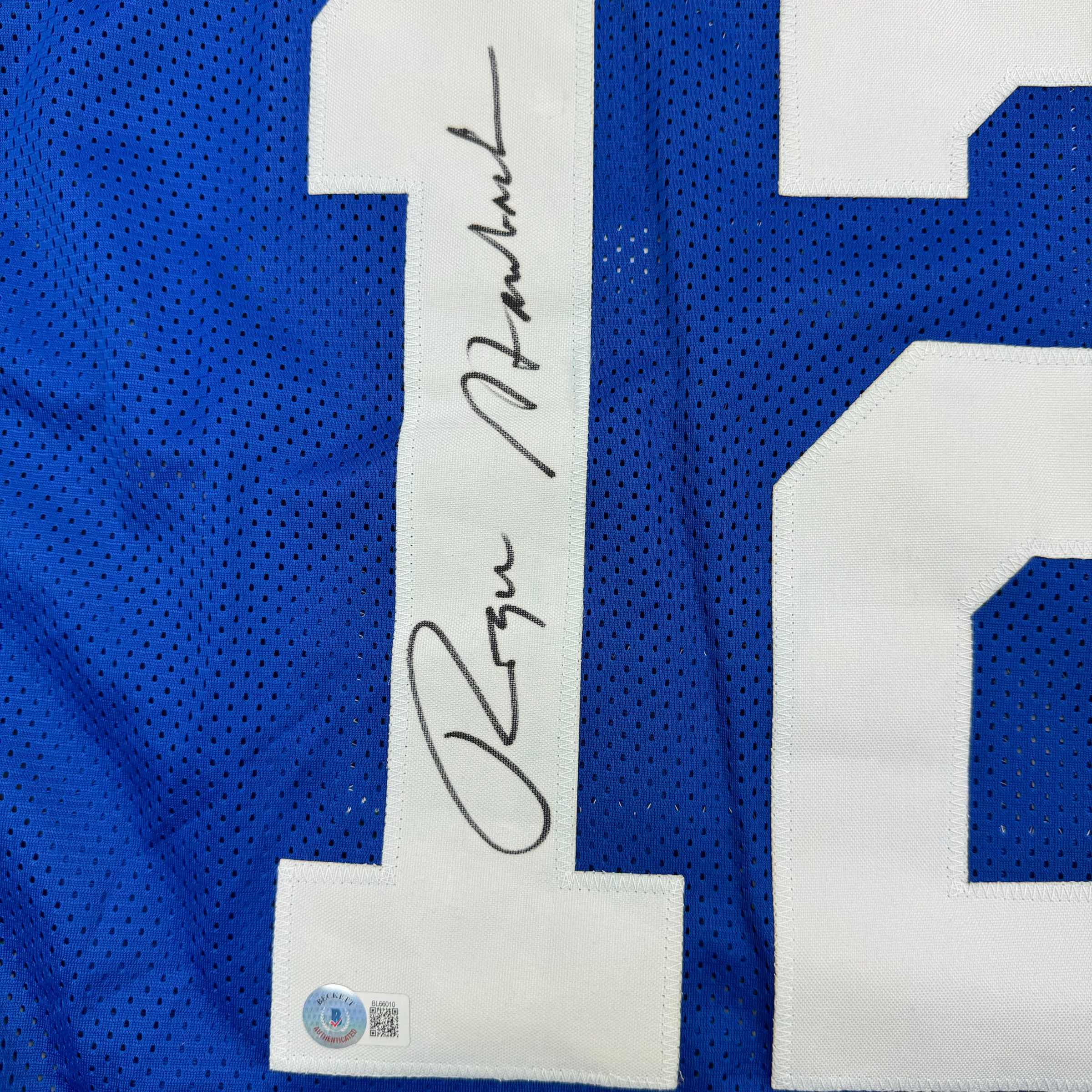 autographed-signed-roger-staubach-dallas-blue-football-jersey-beckett-bas-coa-1