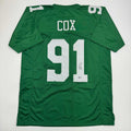 autographed-signed-fletcher-cox-philadelphia-kelly-green-football-jersey-beckett-bas-coa