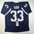 autographed-signed-jack-ham-chof-90-penn-state-blue-college-football-jersey-jsa-coa