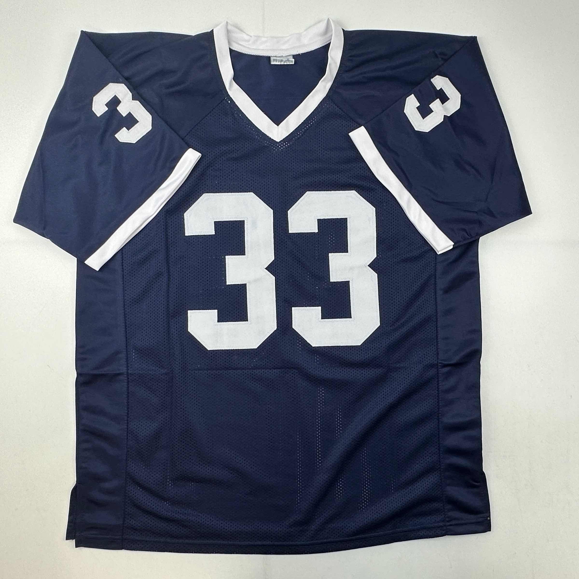 autographed-signed-jack-ham-chof-90-penn-state-blue-college-football-jersey-jsa-coa