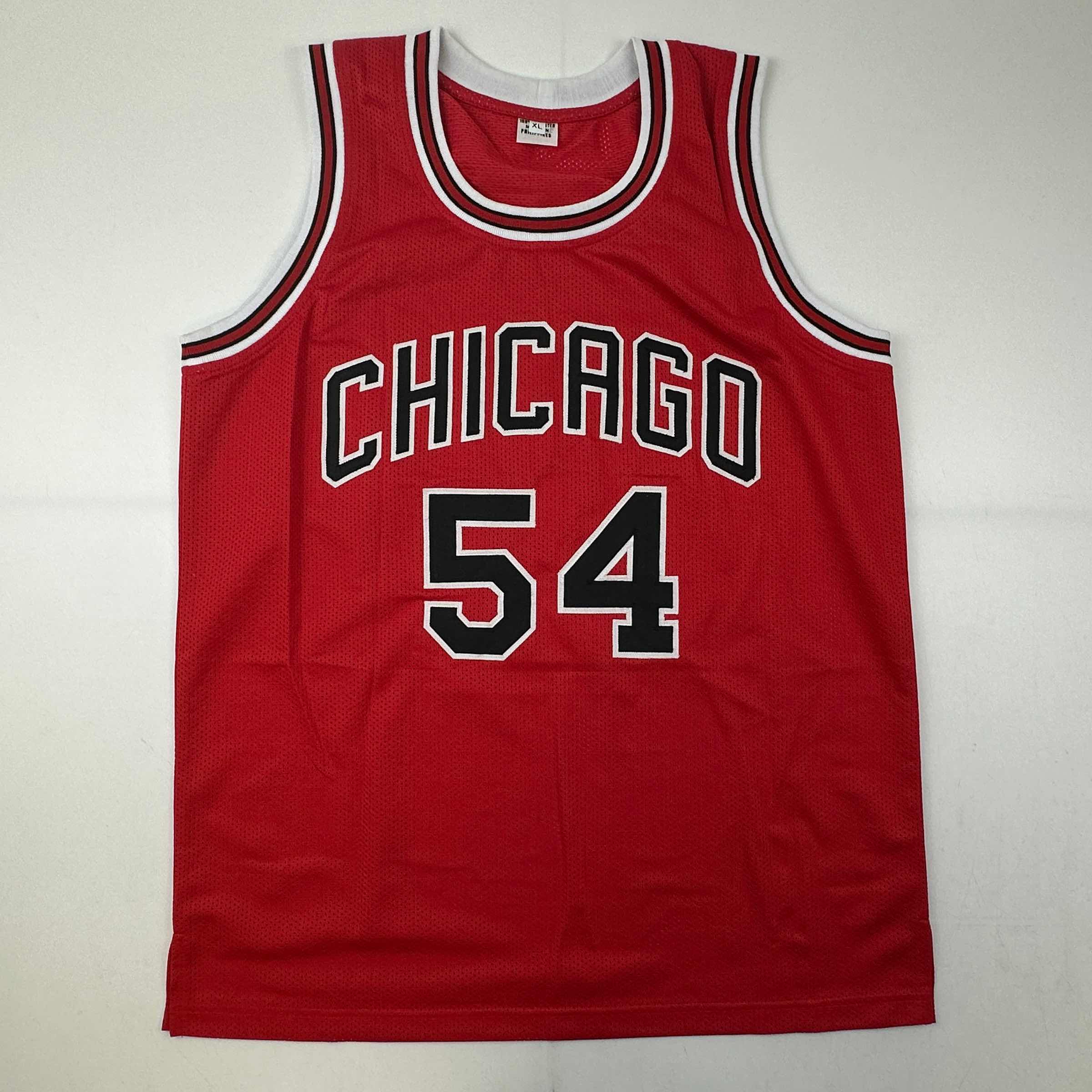 autographed-signed-horace-grant-chicago-red-basketball-jersey-jsa-coa