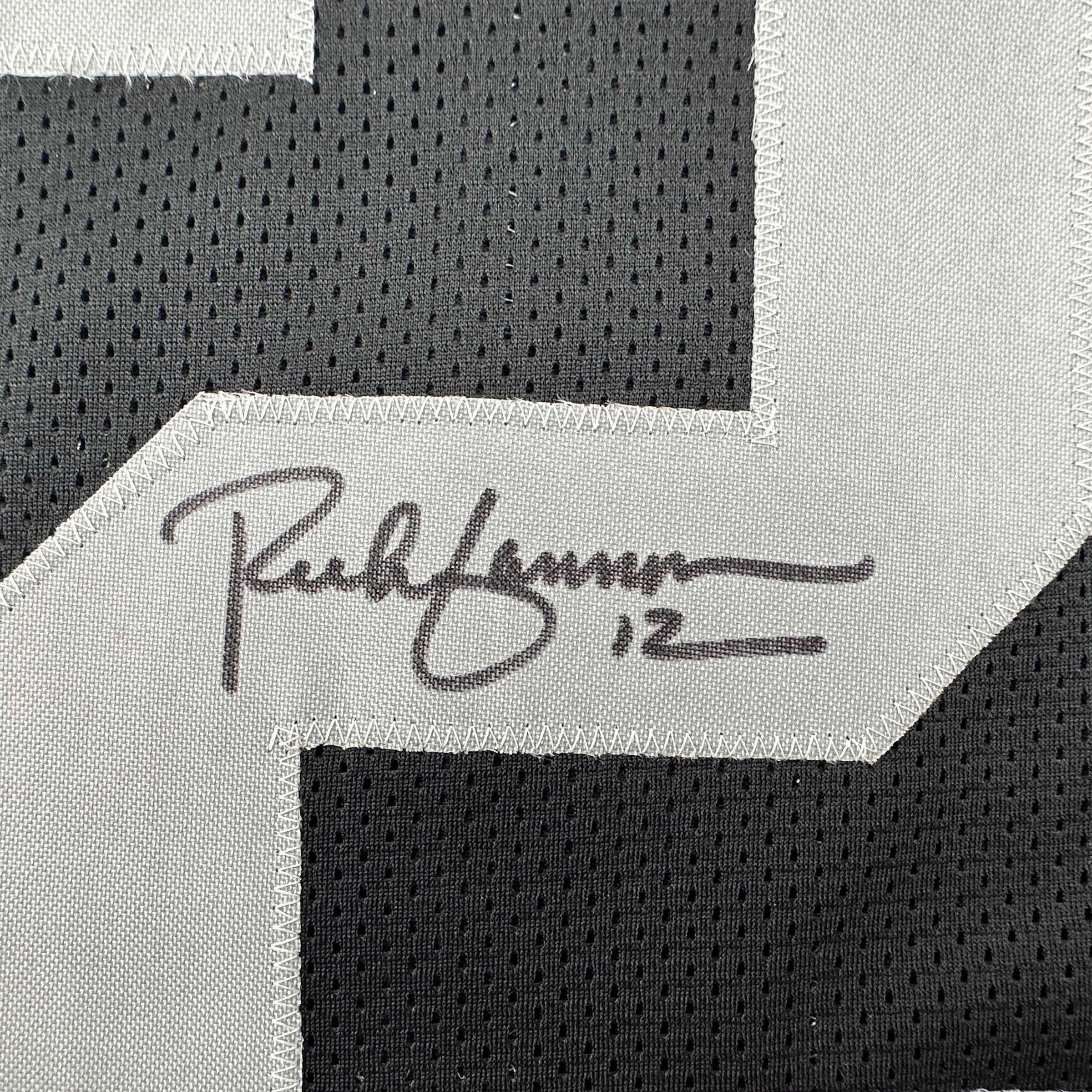 autographed-signed-rich-gannon-oakland-las-vegas-black-football-jersey-jsa-coa