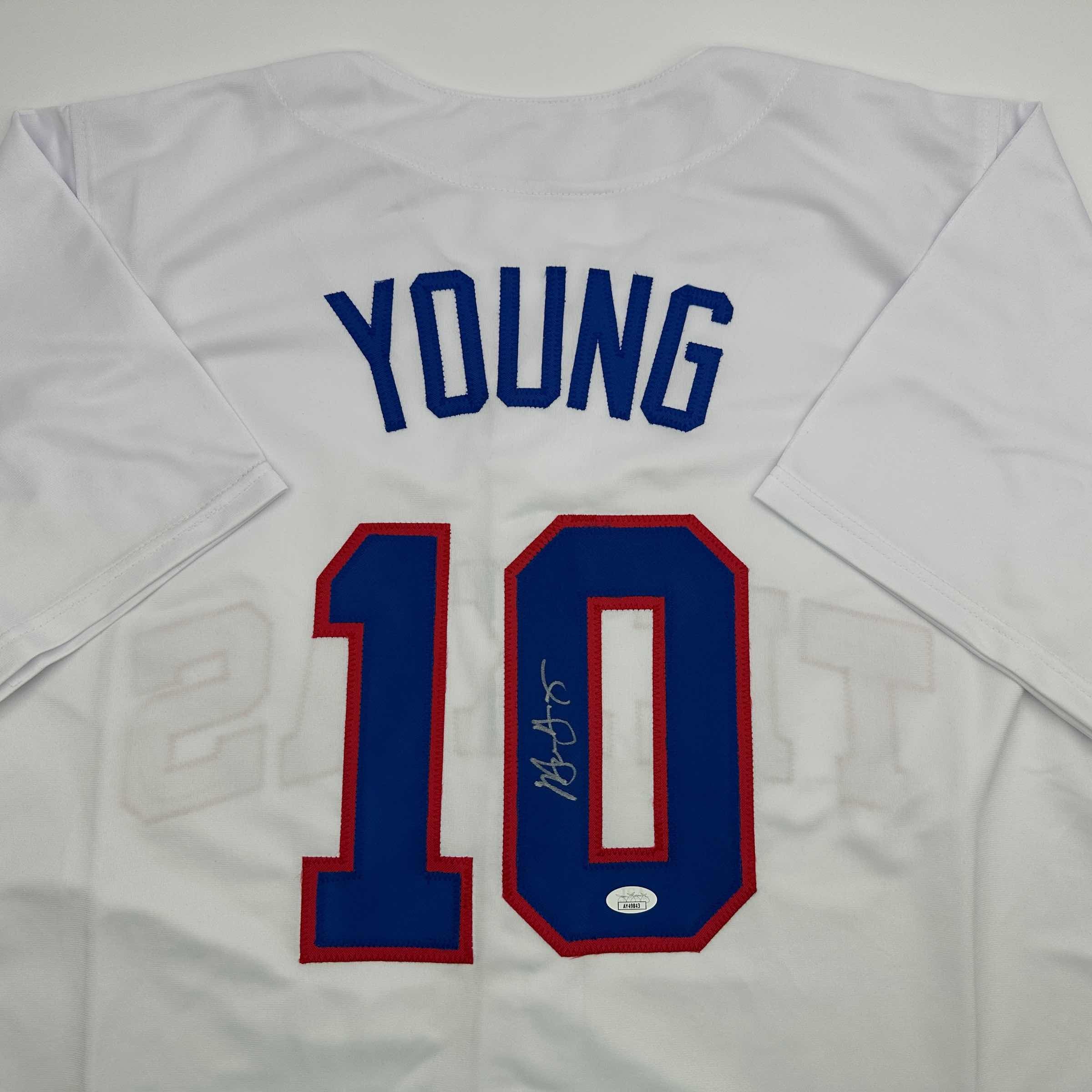 autographed-signed-michael-young-texas-white-baseball-jersey-jsa-coa