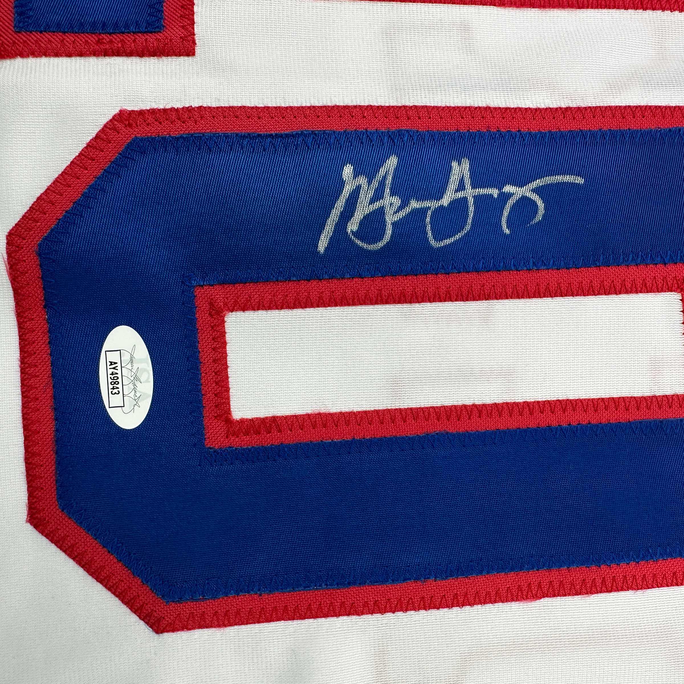 autographed-signed-michael-young-texas-white-baseball-jersey-jsa-coa