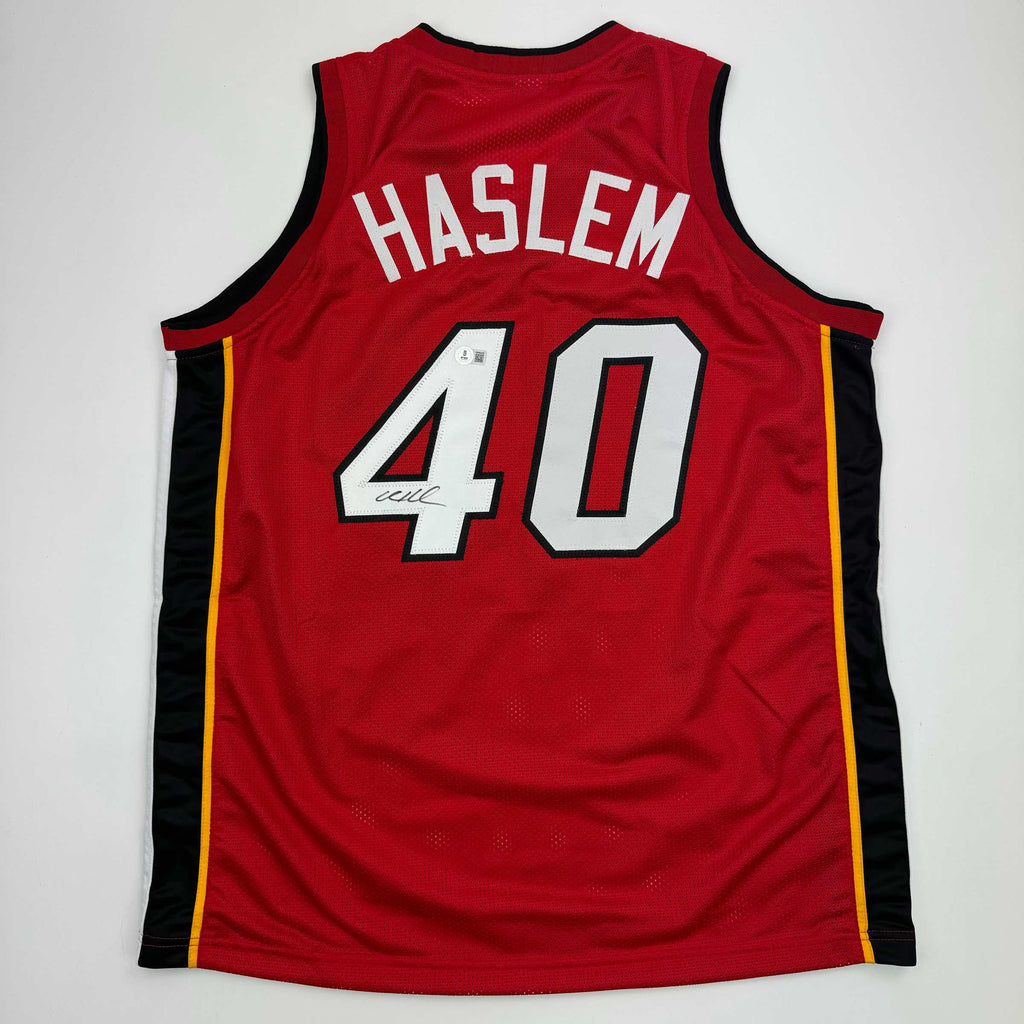 autographed-signed-udonis-haslem-miami-red-basketball-jersey-beckett-bas-coa