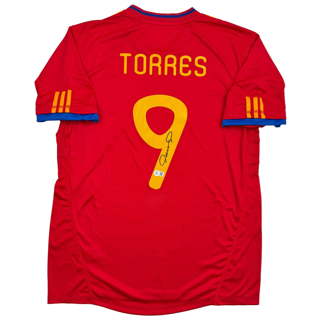 autographed-signed-fernando-torres-spain-red-world-cup-soccer-futbol-jersey-beckett-bas-coa