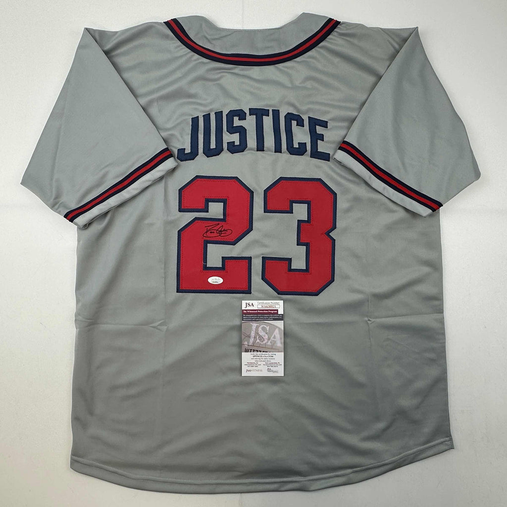 autographed-signed-david-justice-atlanta-grey-baseball-jersey-jsa-coa