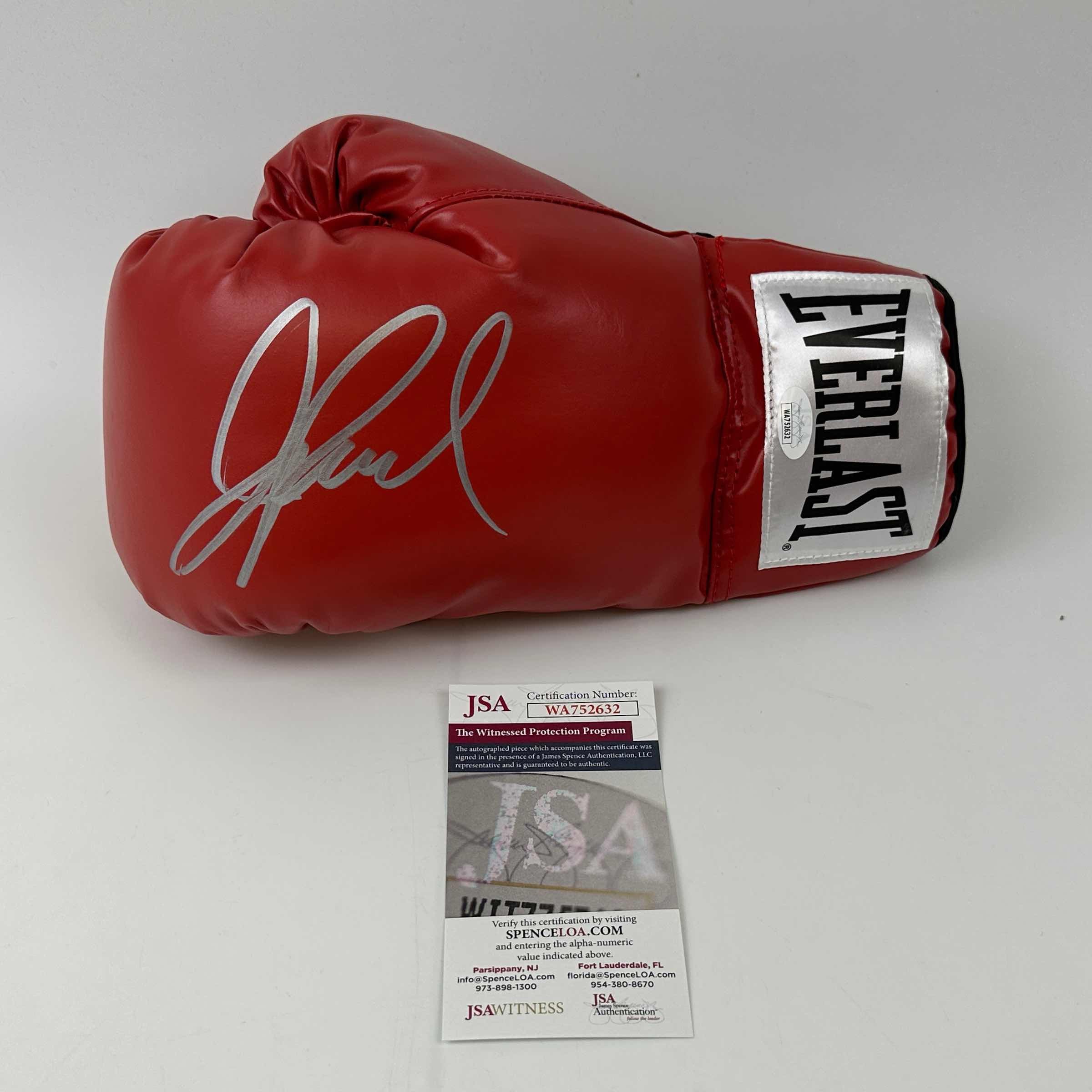 autographed-signed-jake-paul-red-everlast-boxing-glove-jsa-coa-auto