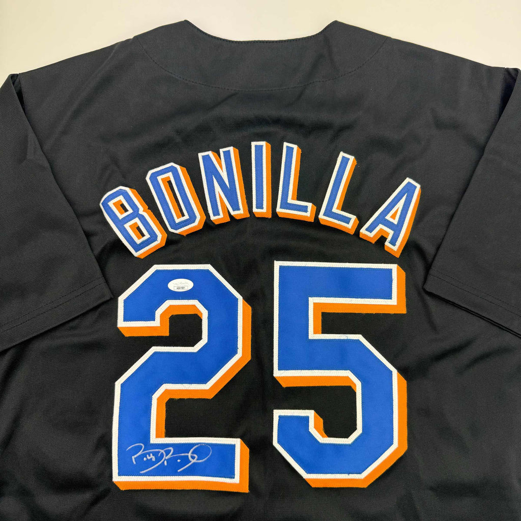 autographed-signed-bobby-bonilla-new-york-black-baseball-jersey-jsa-coa