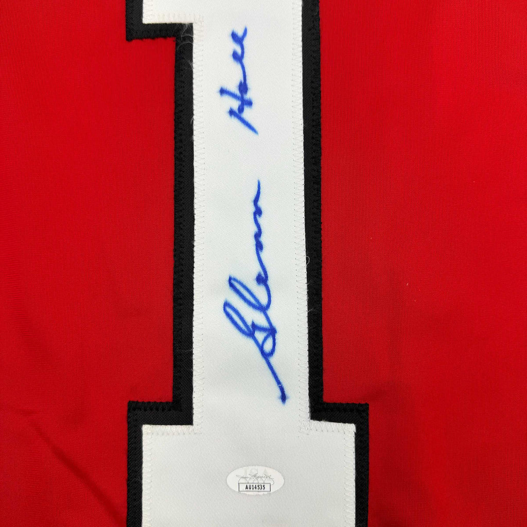 autographed-signed-glenn-hall-chicago-red-hockey-jersey-jsa-coa