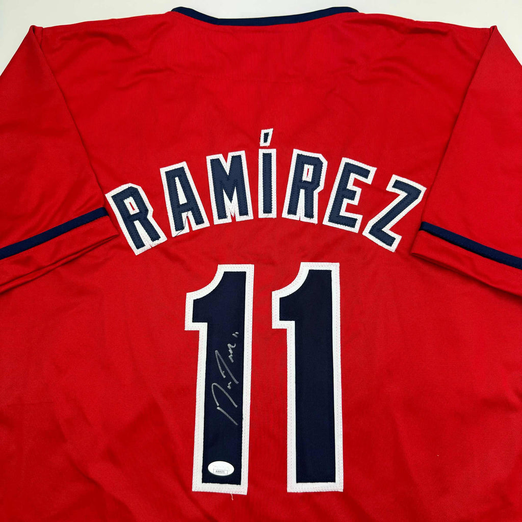 autographed-signed-jose-ramirez-cleveland-red-baseball-jersey-jsa-coa