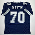 autographed-signed-zack-martin-dallas-blue-football-jersey-beckett-bas-coa