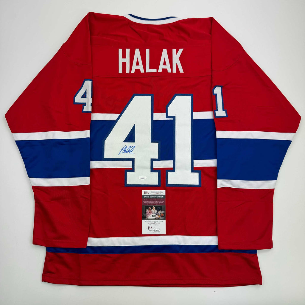autographed-signed-jaroslav-halak-montreal-red-hockey-jersey-jsa-coa