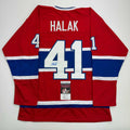 autographed-signed-jaroslav-halak-montreal-red-hockey-jersey-jsa-coa