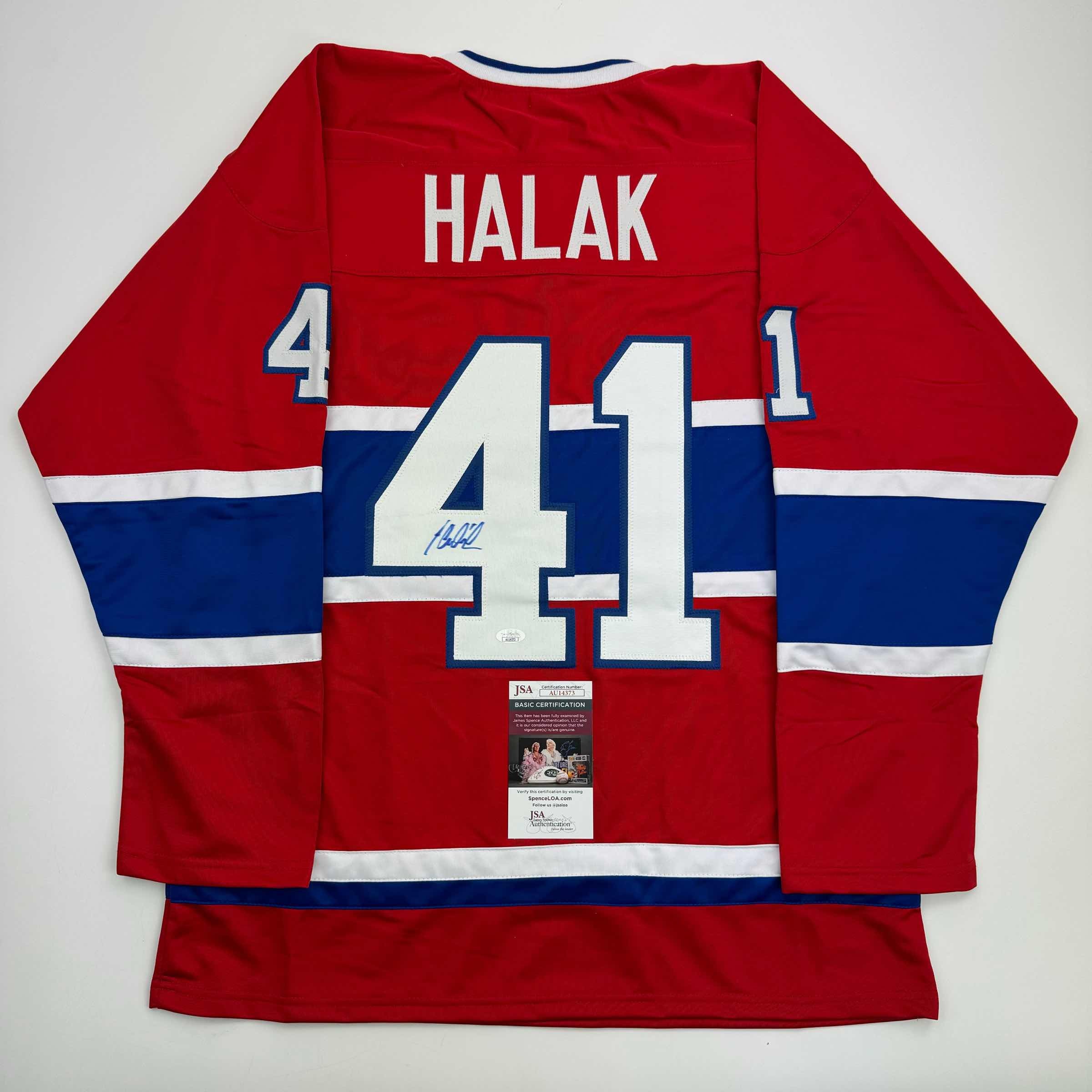 autographed-signed-jaroslav-halak-montreal-red-hockey-jersey-jsa-coa