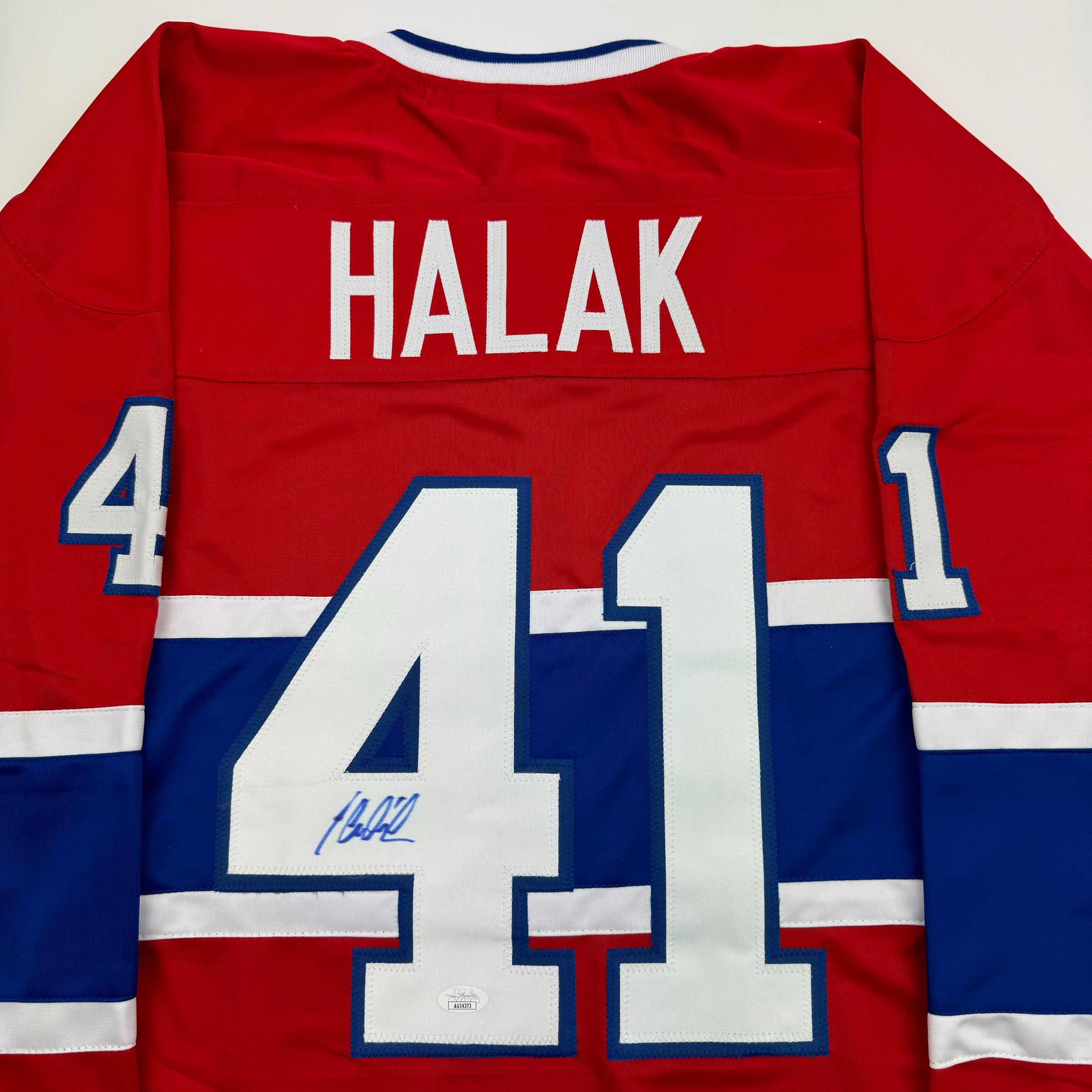 autographed-signed-jaroslav-halak-montreal-red-hockey-jersey-jsa-coa