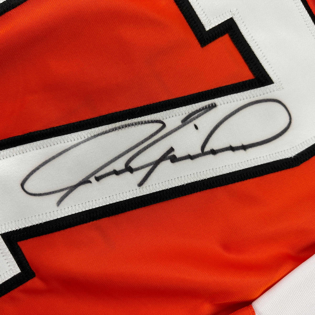 autographed-signed-jeremy-roenick-philadelphia-orange-hockey-jersey-beckett-bas-coa