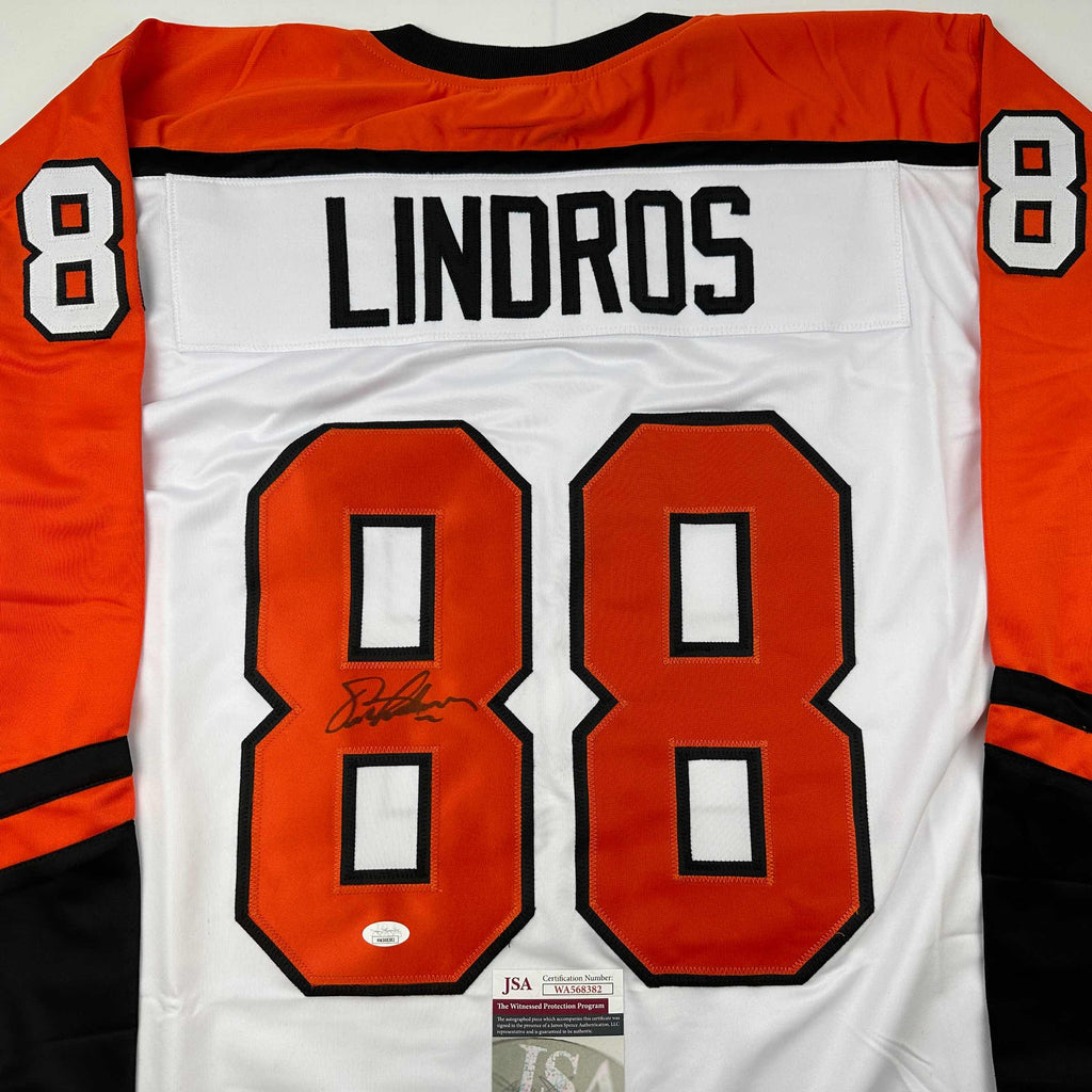 autographed-signed-eric-lindros-philadelphia-white-hockey-jersey-jsa-coa