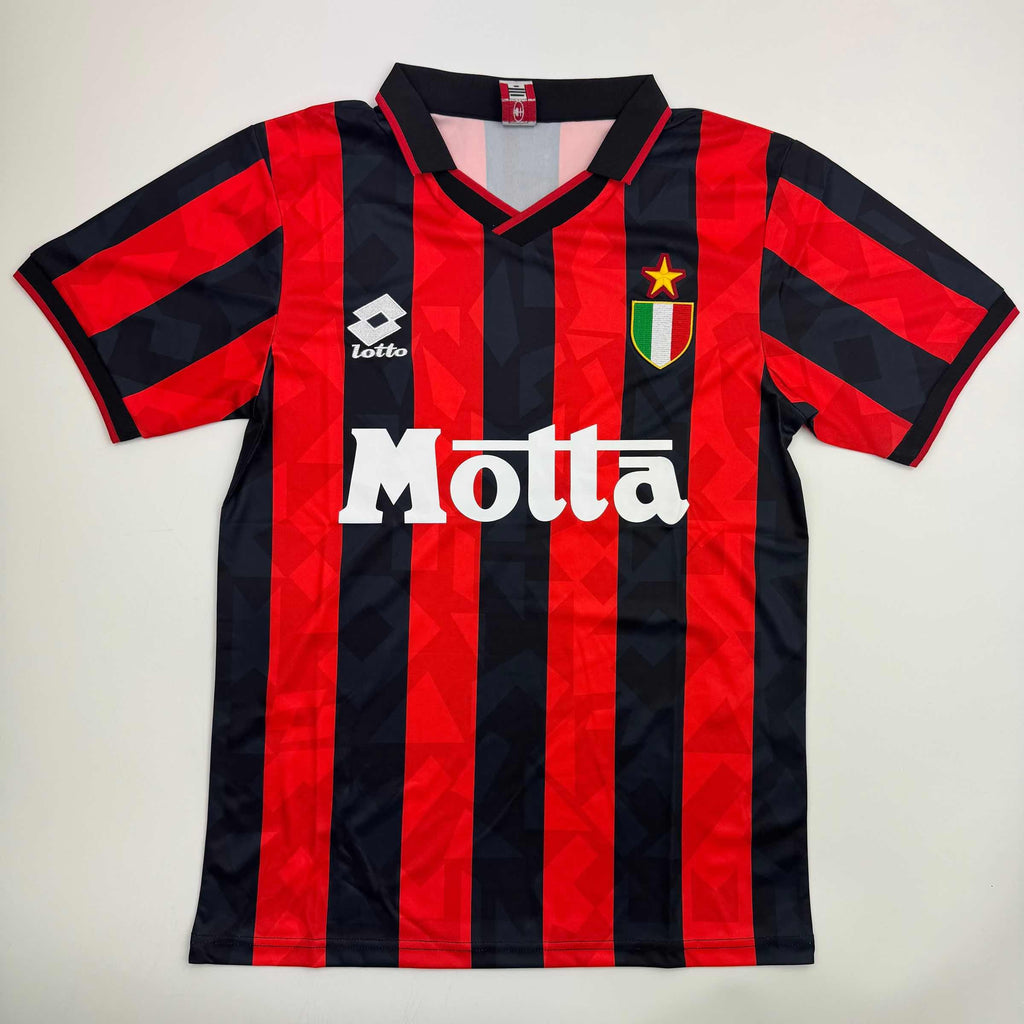 autographed-signed-paolo-maldini-ac-milan-black-red-soccer-futbol-jersey-beckett-bas-coa