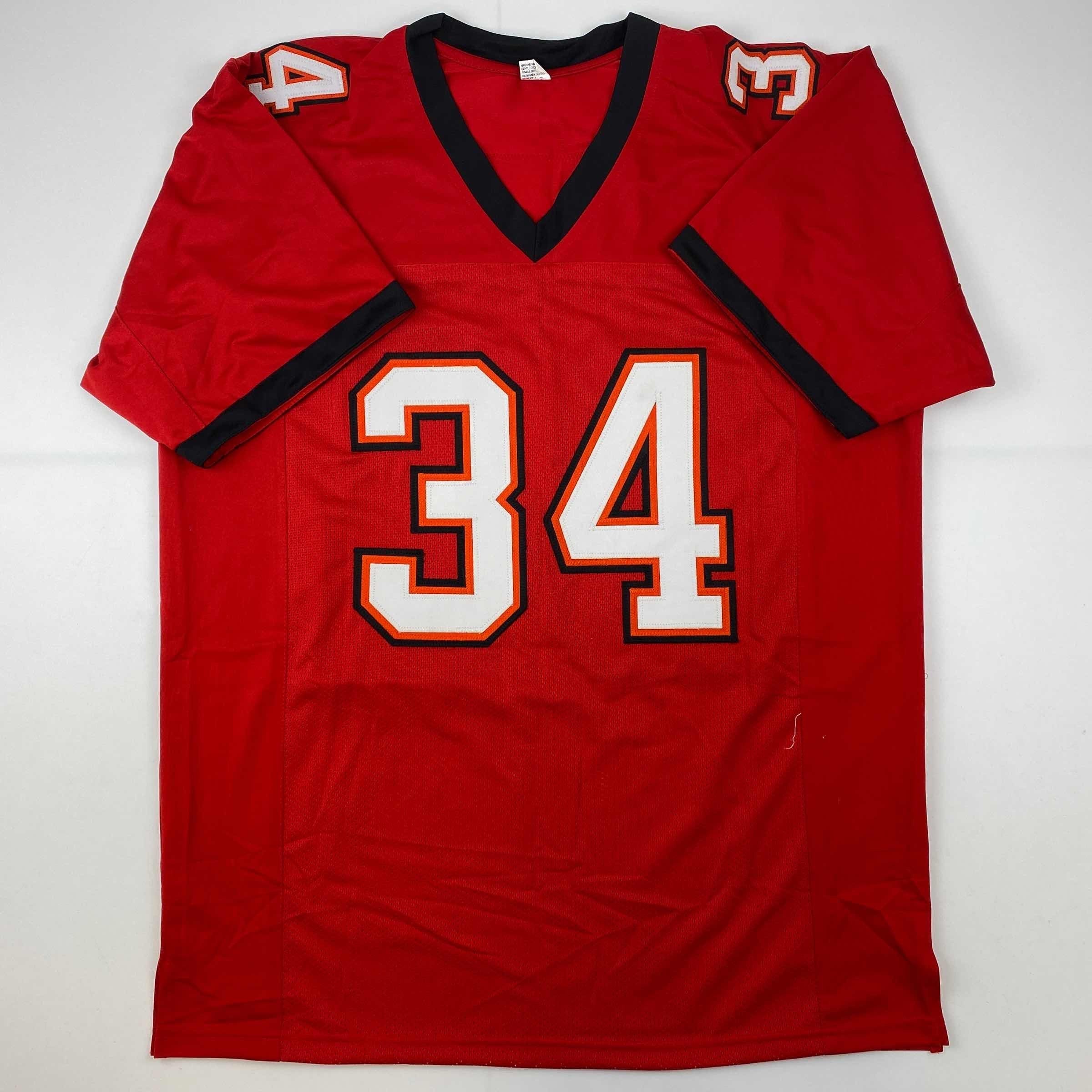 autographed-signed-dexter-jackson-tampa-bay-red-football-jersey-jsa-coa