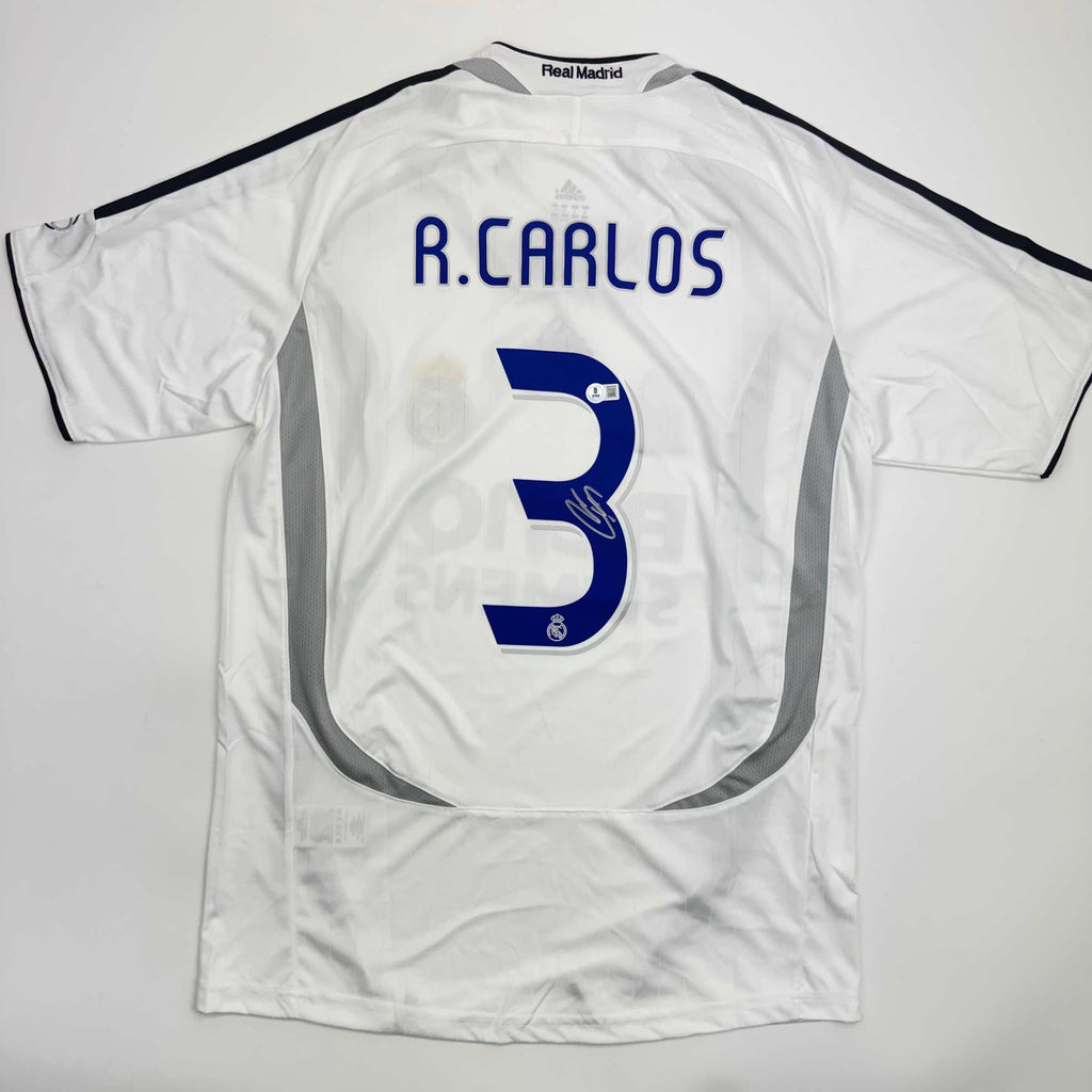 autographed-signed-roberto-carlos-real-madrid-white-soccer-jersey-beckett-bas-coa-1