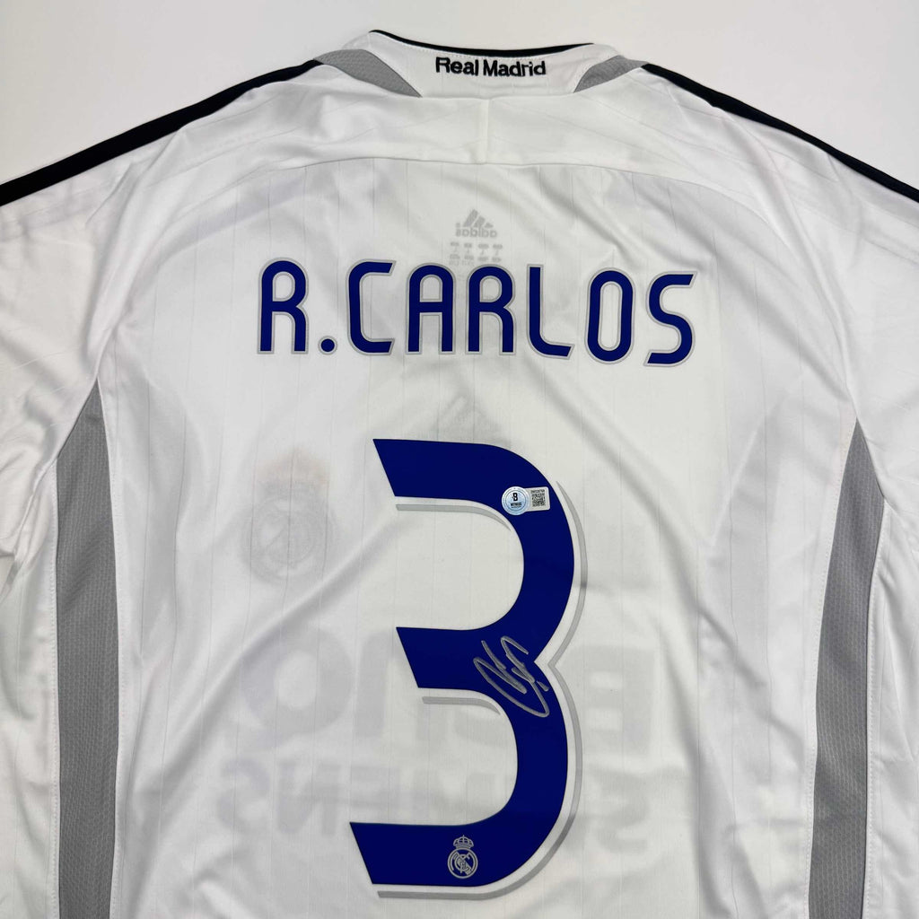autographed-signed-roberto-carlos-real-madrid-white-soccer-jersey-beckett-bas-coa-1