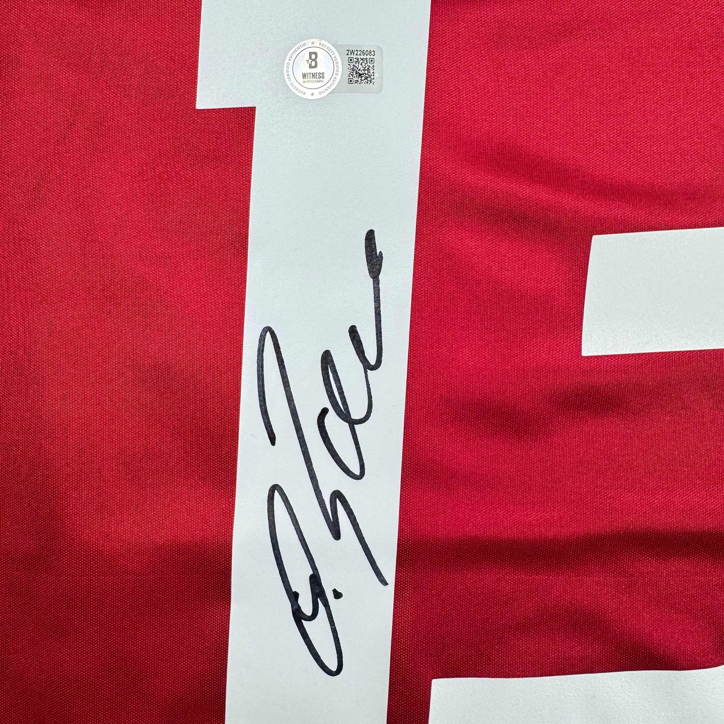 autographed-signed-michael-ballack-fc-bayern-munich-red-soccer-futbol-jersey-beckett-bas-coa