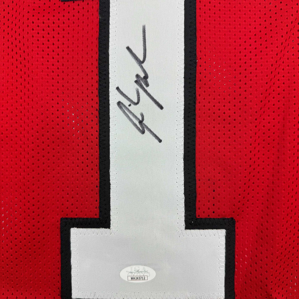 autographed-signed-isiah-pacheco-rutgers-red-college-football-jersey-jsa-coa