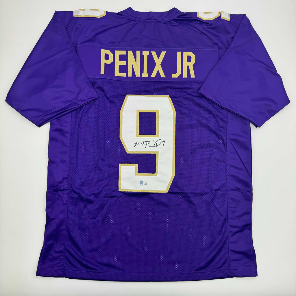autographed-signed-michael-penix-jr-washington-huskies-purple-college-football-jersey-beckett-bas-coa