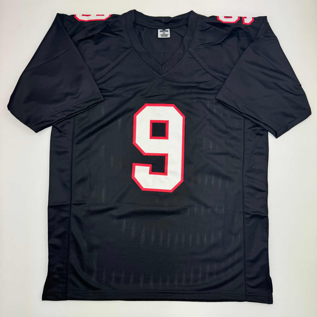 autographed-signed-michael-penix-jr-atlanta-black-football-jersey-beckett-bas-coa