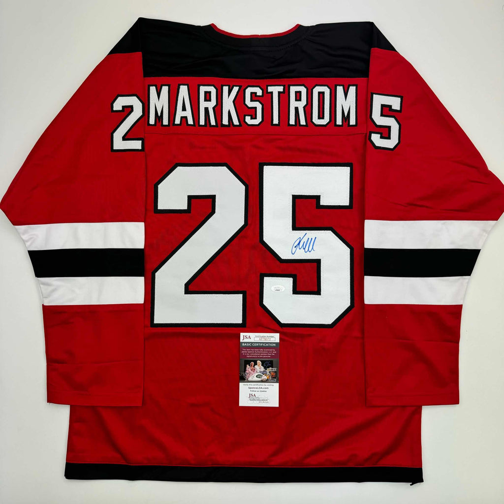 autographed-signed-jacob-markstrom-new-jersey-red-hockey-jersey-jsa-coa