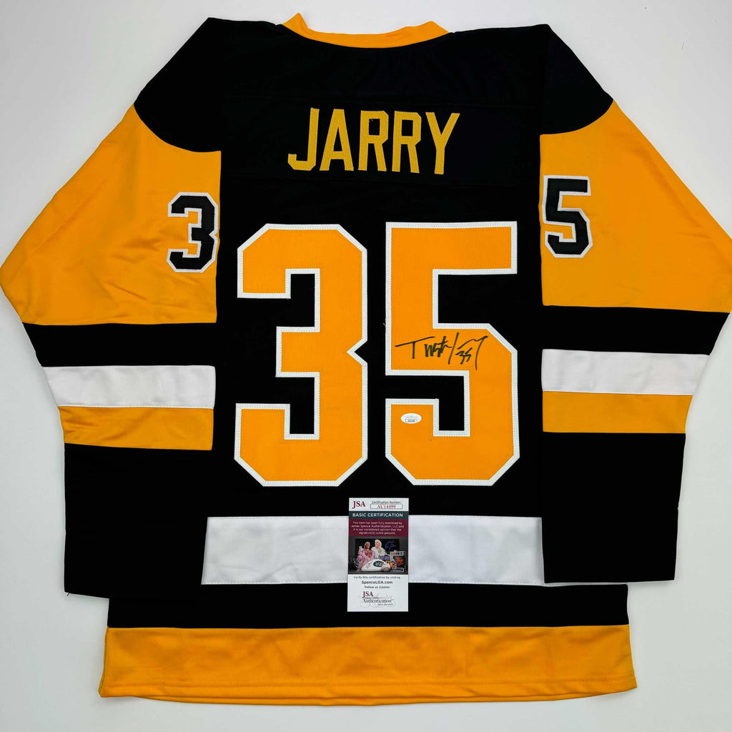 autographed-signed-tristan-jarry-pittsburgh-black-hockey-jersey-jsa-coa