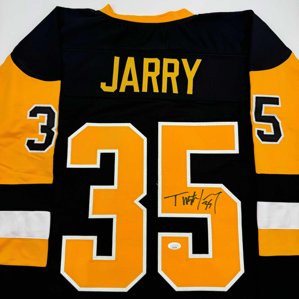 autographed-signed-tristan-jarry-pittsburgh-black-hockey-jersey-jsa-coa