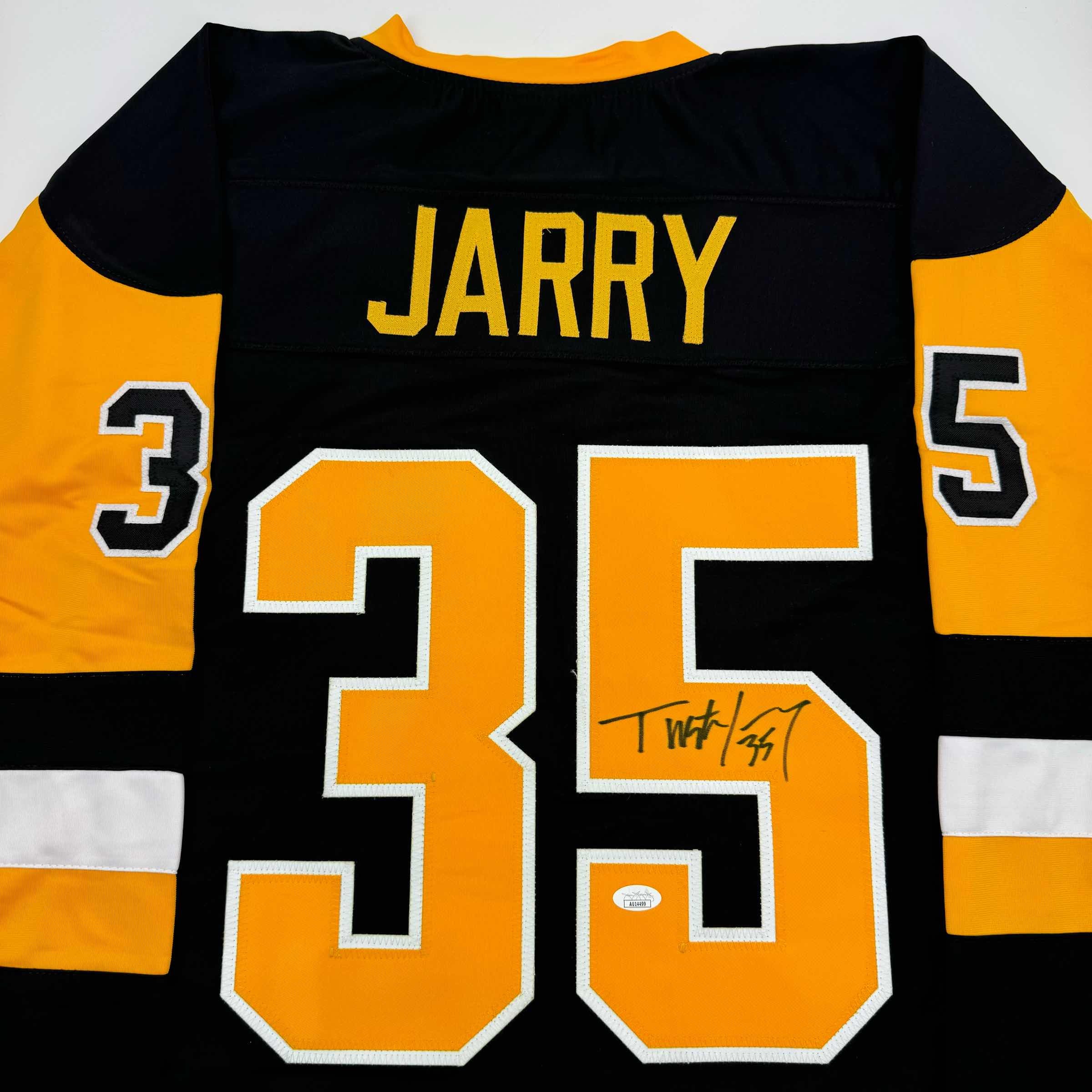 autographed-signed-tristan-jarry-pittsburgh-black-hockey-jersey-jsa-coa