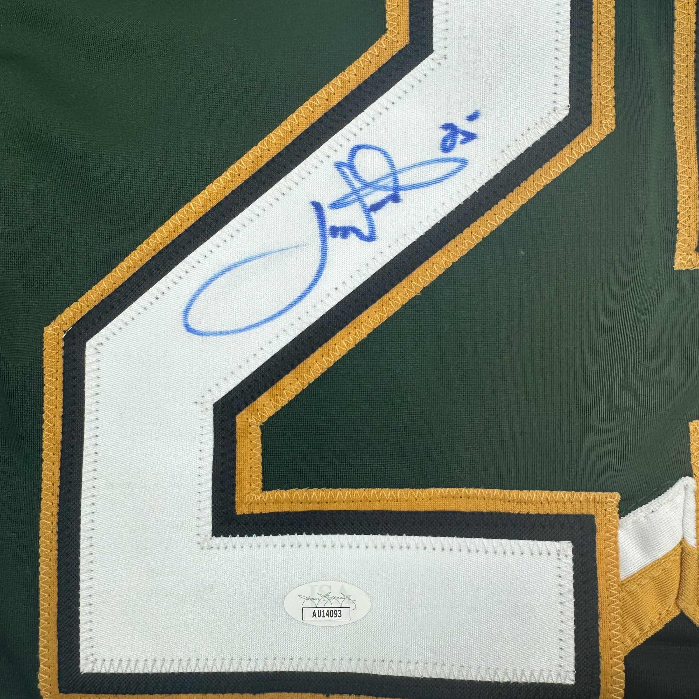 autographed-signed-joe-nieuwendyk-dallas-green-hockey-jersey-jsa-coa