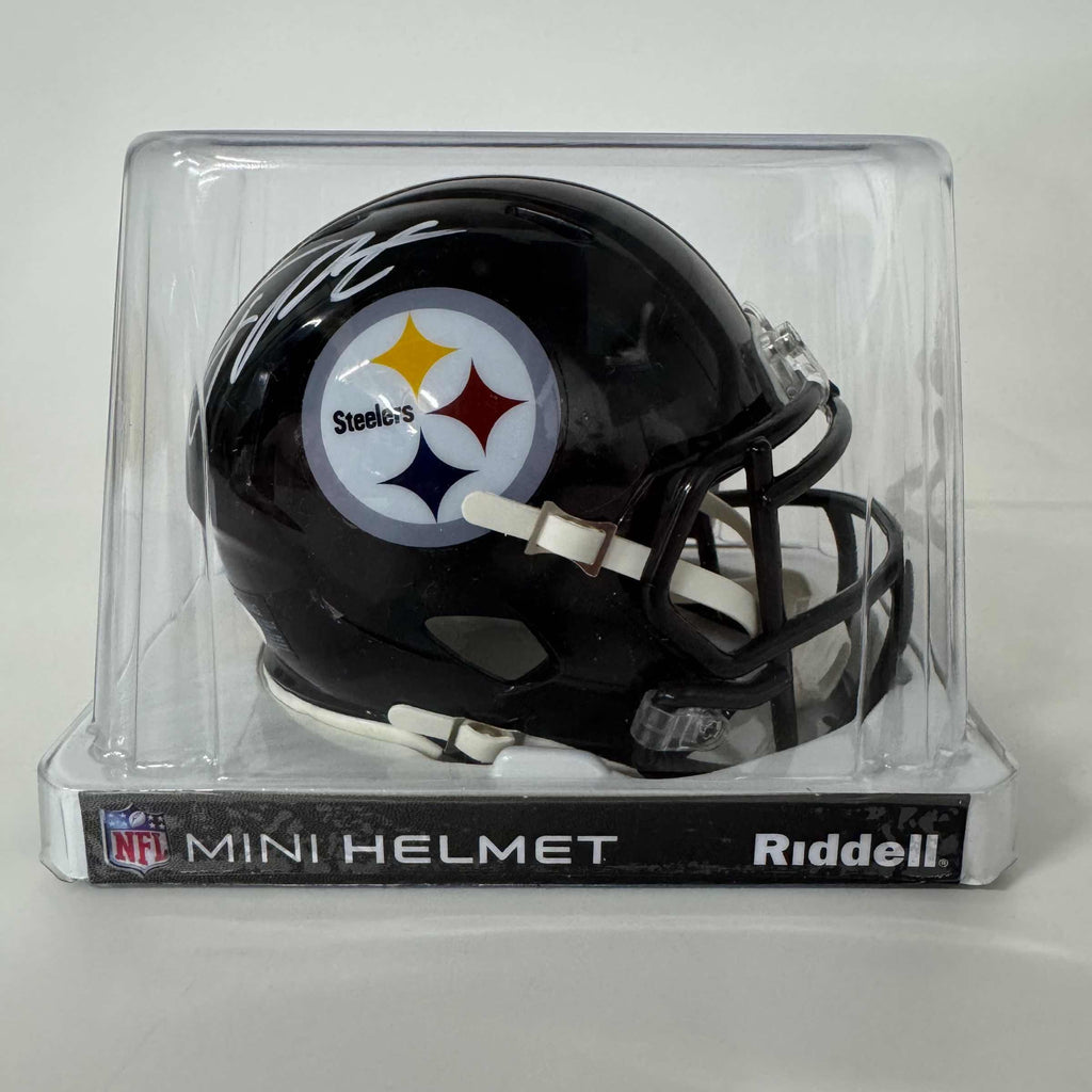 autographed-signed-joey-porter-jr-pittsburgh-steelers-mini-football-helmet-jsa-coa