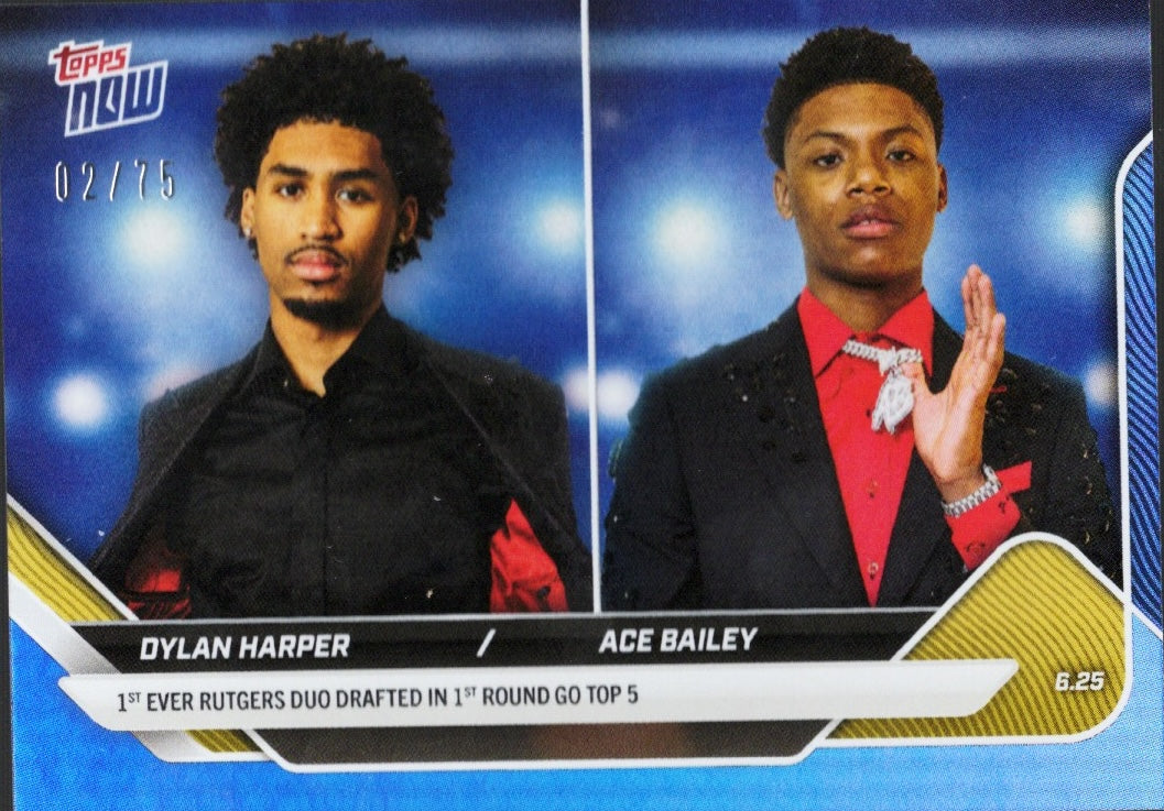 2025-topps-now-dylan-harper-ace-bailey-dhab-blue-foil-75-rookie-rc-basketball-card